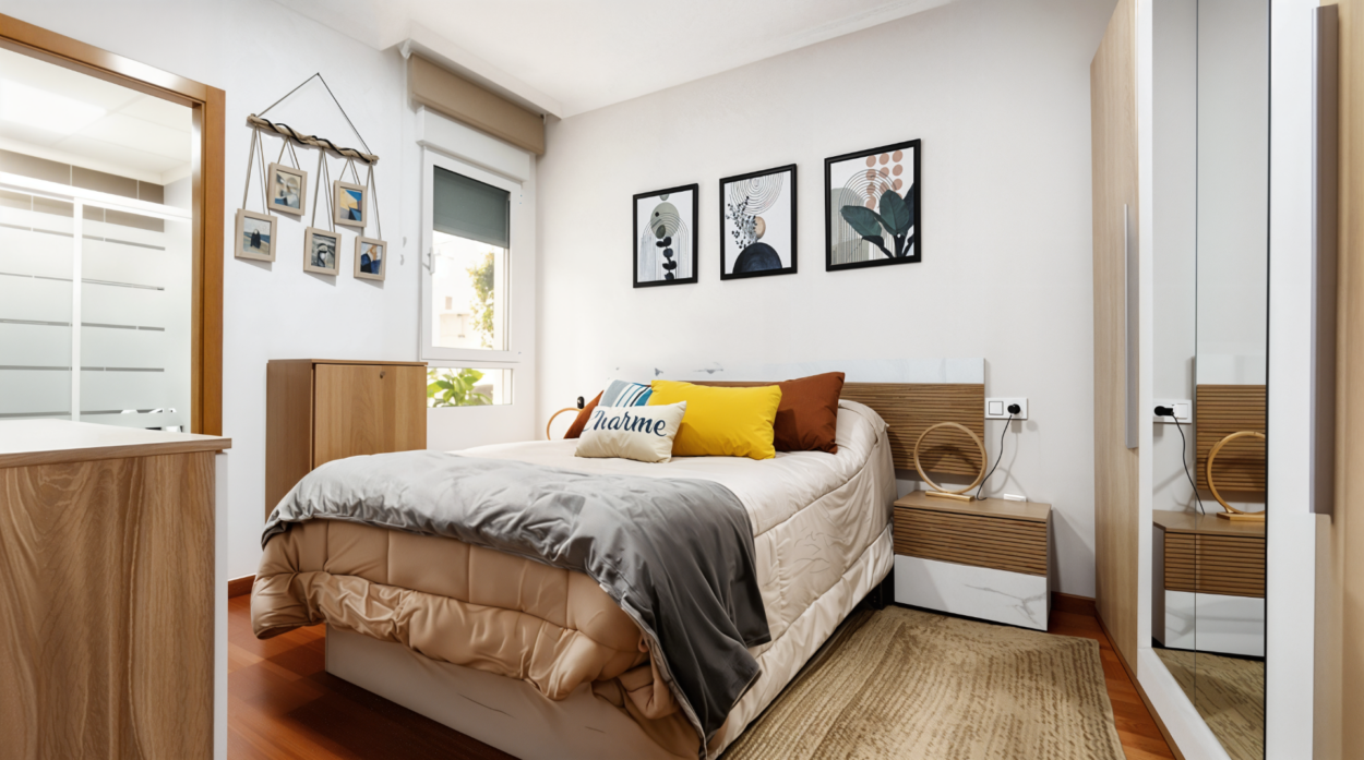 Magnifico piso amplio y luminoso con garaje y vistas al Castillo en el pueblo de Biar (Alicante).