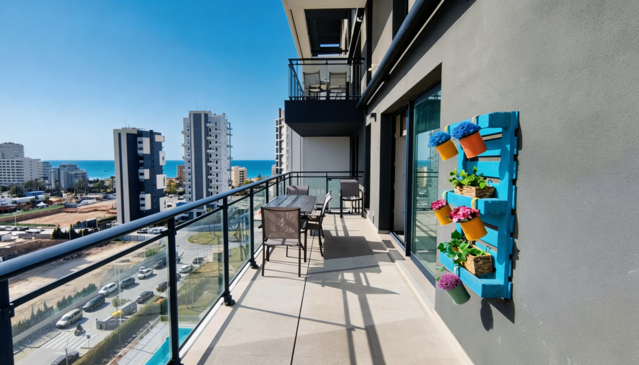 Magnífico piso seminuevo (2023) con maravillosas vistas, amplia terraza, garaje, trastero y piscina comunitaria en Calpe