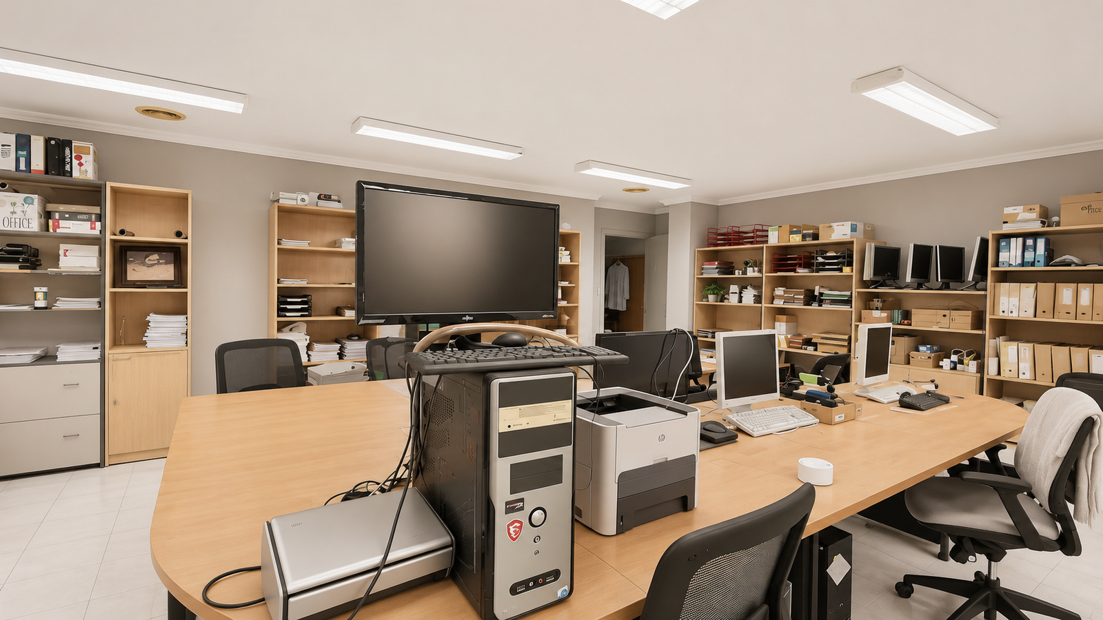 AMPLIO ENTRESUELO COMERCIAL / OFICINA EN PLENO CENTRO DE ELCHE – LUMINOSO, VERSÁTIL Y EXCELENTE UBICACION
