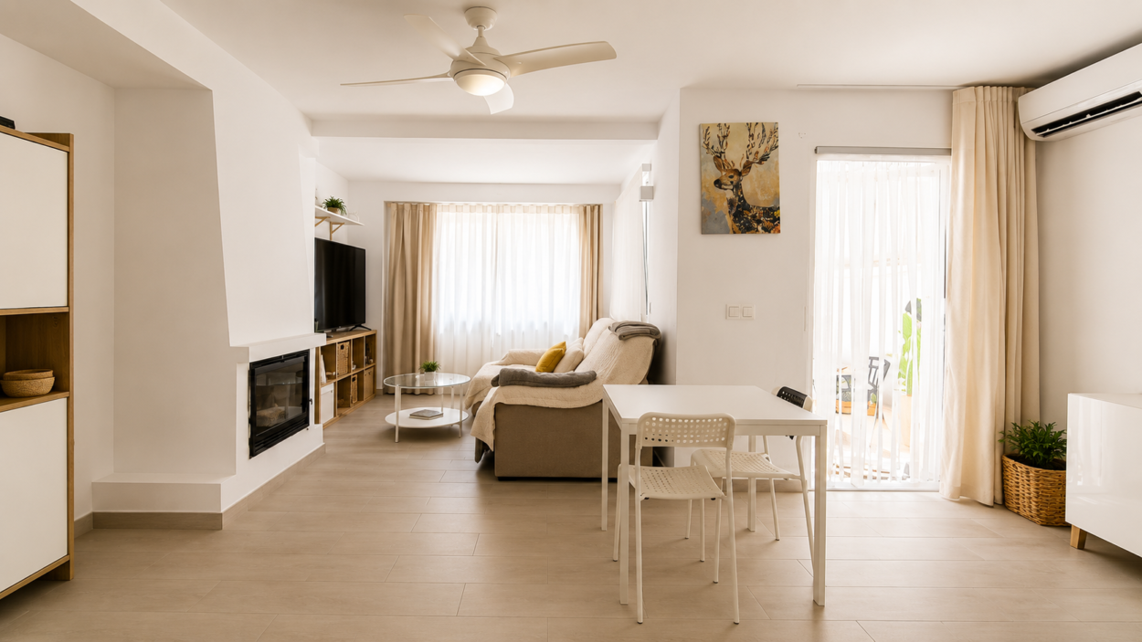 EXCLUSIVA CASA ADOSADA CON JARDÍN, TERRAZAS Y PISCINA COMUNITARIA EN LA NUCIA, ALICANTE