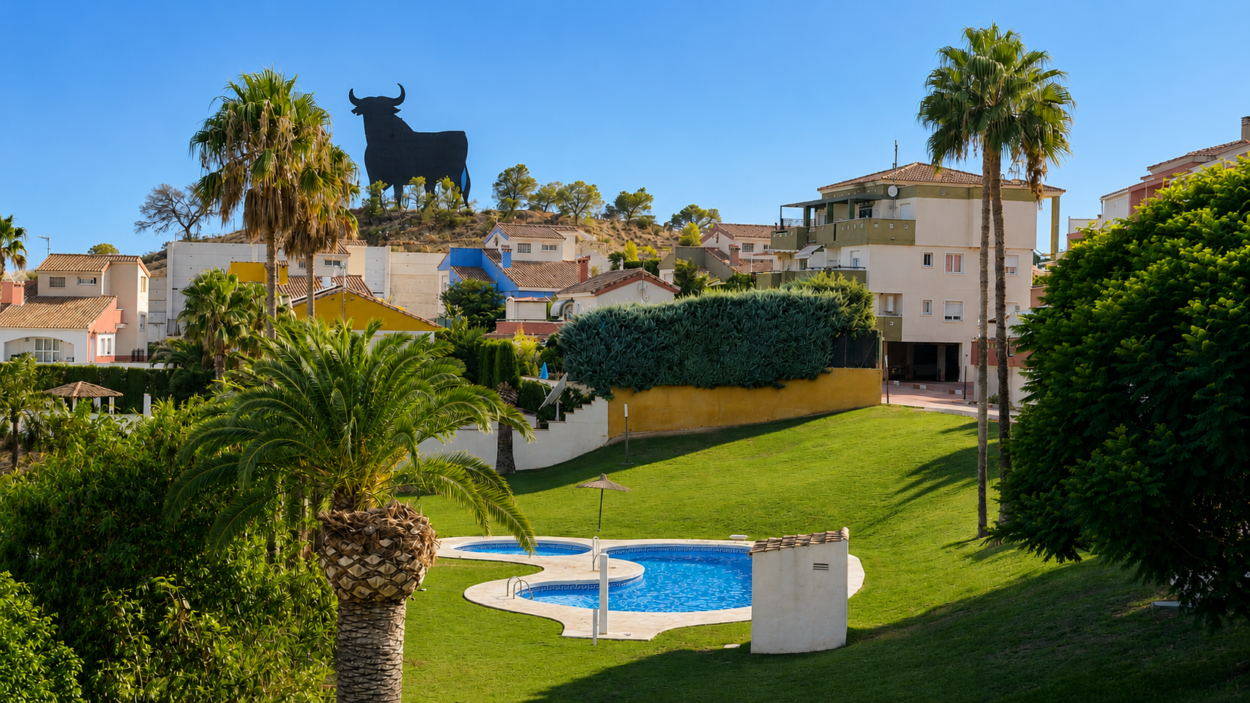 Ático de 86 m² construidos con espectacular terraza privada de aproximadamente 95 m² y vistas al mar y Benidorm.