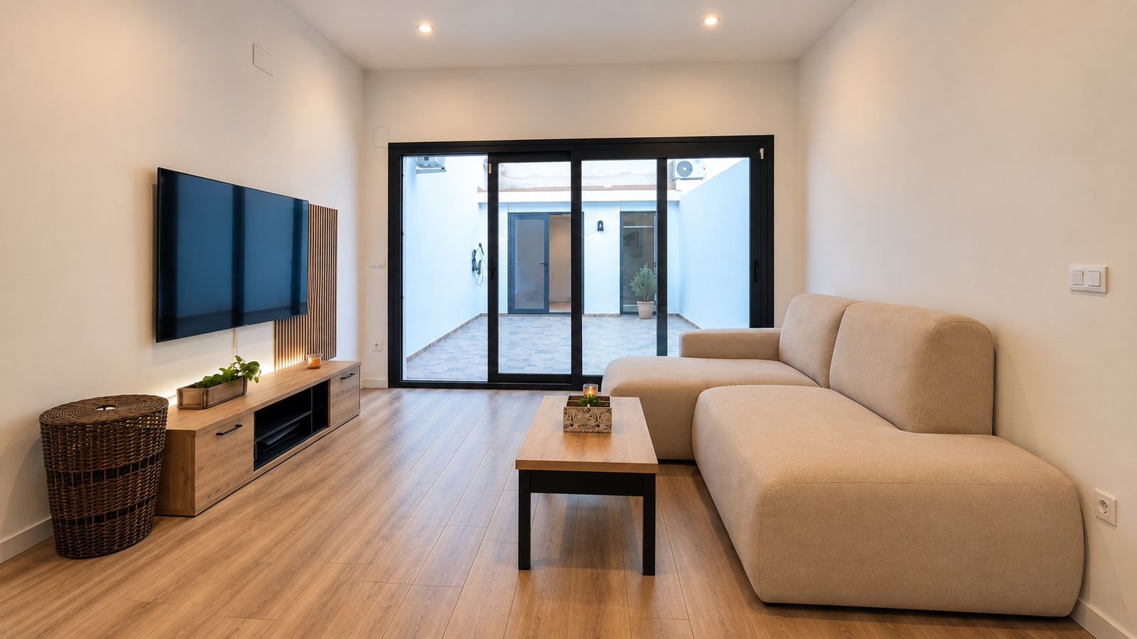 PLANTA BAJA DE DISEÑO CON PATIO PRIVADO DE 33 m² EN EL CAMPELLO